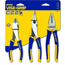 Комплект от клещи Irwin VISE-GRIP с ProTouch захват - клещи резачки 6", клещи човки 8" и комбинирани клещи 7"